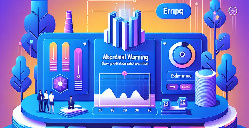  生产工单执行慢？ERP系统的进度反馈与异常报警功能  